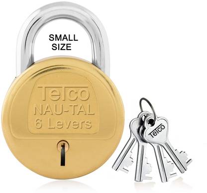 Indora Round lock and key Double Locking locks and security for home door Padlock