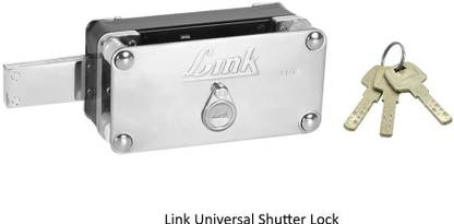 Link Universal Shutter Lock NXT Shutter/Main Door Heavy Lock with 3 Key (75x155mm) Lock