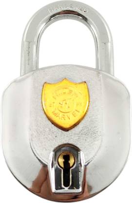 SHREE SAGAR EXPORTS 8 Lever 67MM High Security Lock - Iron HITLER Double Locking 4 Key Padlock Padlock