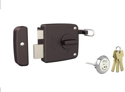 Godrej 7303 MINI TWINBOLT 1CK TEXTURE BROWN (INSIDE OPENING) Lock