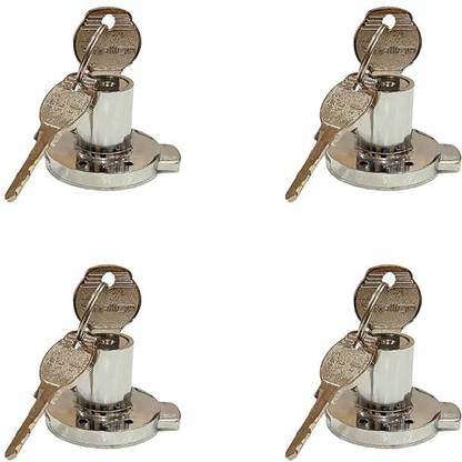 PRATEEK Multi Purpose Round Heavy Lock DrawerMultipurpose Lock I with 2 Keys Lock