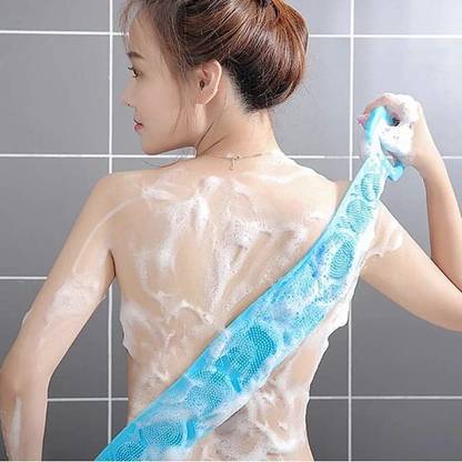 mitawa Shower Pouf Loofah Back Scrubber (Pack of 1) Multicolor
