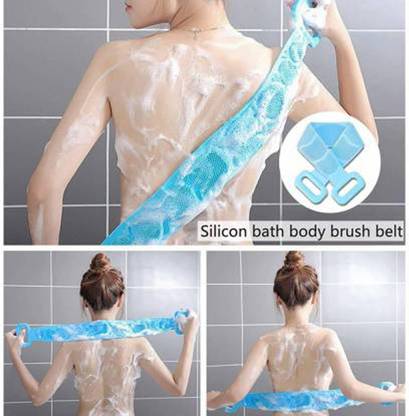 DCPK Silicon Bath Body Scrubber, Silicone Bathing Brush, Double-Sided Body Scrubber