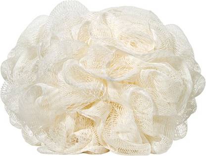 Sheenuu Loofah Sponge Pouf Body Scrubber (Pack of 1) Multicolor
