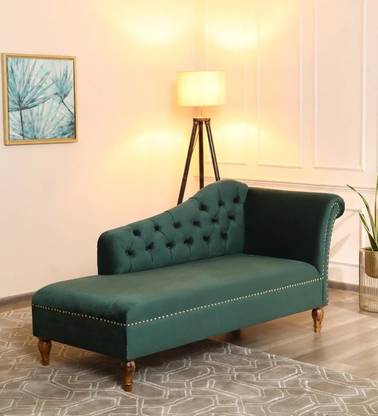 Furnglobe Solid Wood Chaise