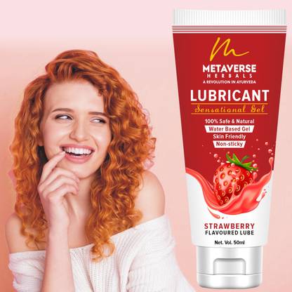 METAVERSE Experience heightened pleasure with Sensual Lubricant Gel, enriched Strawberry Lubricant