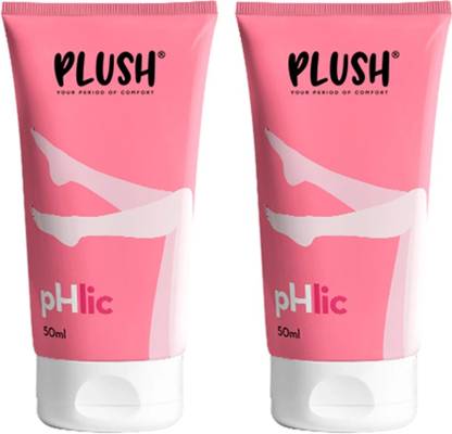 PLUSH pHlic Water Based pH Balanced Lubricant | Strawberry based- Pack of 2 Lubricant