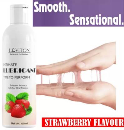 loviton Water-Based Strawberry Touch Premium Gel for Sensual Moments Lubricant
