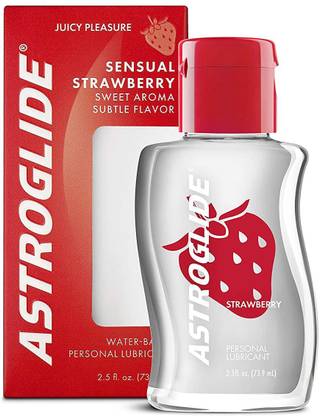 Astroglide Lubricant Bottle, 2.5 oz/73 ml (Strawberry) Lubricant