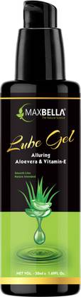 MaxBella Personal Lube Aloe Vera Gel | Water based lube | Compatible with condoms Lubricant