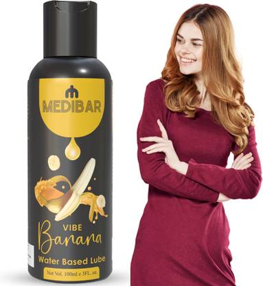 medibar Lube - Banana Flavored Water-Based massage Gel For Men Women Lubricant