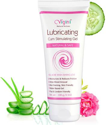 Vigini Long Time Sexual Arousal Lube Lubricant Lubrication Massage Water Base Gel Women Lubricant