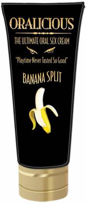 Oralicious Hott Products Banana Split Oral Cream Lubricant