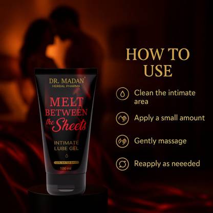 Dr. Madan Herbal Pharma Natural Water-Based Lubricant Gel – For Men & Women Lubricant