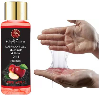 Way Of Pleasure Ripe Apple Flavoured Lubricant Non Sticky Gel 50ml Lubricant