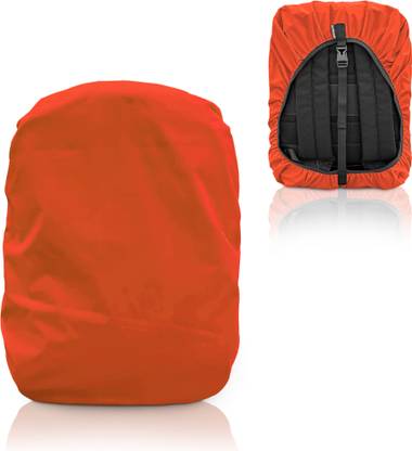 MUTMAIN 30L to 40L Waterproof Laptop bag , School Bag Cover (ORANGE) Waterproof Laptop Bag Cover