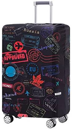 HANDCUFFS Suitcase Cover Luggage Cover Trolley Travel Covers Washable Dust Proof Anti-Scratch Suitcase Protector (Small) Luggage Cover