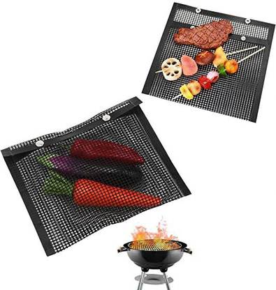 My HomesWorld Grill Mesh Bag-Barbecue Non-Stick Net Picnic, Oven Waterproof Weekender Lunch Bag