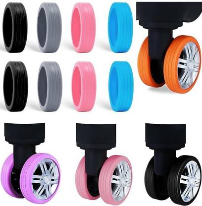 DAVALBA wheel cover Travel Luggage Wheel Protector Cover and Office Chair Caster Luggage Cover