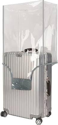 HANDCUFFS Suitcase PVC Transparent Luggage Trolley Waterproof Cover-25 inch Luggage Cover