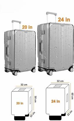 PREVAILER Trolley Suitcase Cover Pack of 2 Waterproof Dustproof Heat Resistance Trolley Cover Luggage Cover