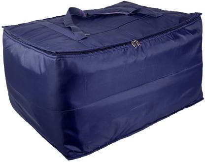 KiaraHome Zipper Closure Nylon Cloth Storage Blue 1 Luggage Cover