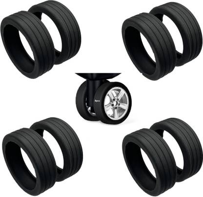 LAKSHMINARAYAN SALES Suitcase Travel bag accessories Wheels Protector Silicon Caster Luggage Cover