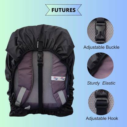 COFP Bag Cover Waterproof 1PCS Waterproof Backpack Rain Cover with Pouch/Rain & Dust Cover for Backpack Luggage Cover (SMALL, Black)