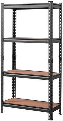 Star Work Iron Rack ShelvesRack for Shop Luggage Shelve Rack[ 4'6" x 2" x 1" ](4 SHELVES) Steel Wall Shelf