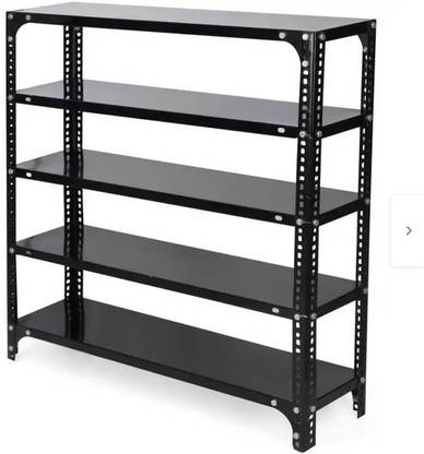Aknoteek Slotted Angle 5 Shelves Multipurpose rack, office rack, shoe rack ,kitchen rack Luggage Rack
