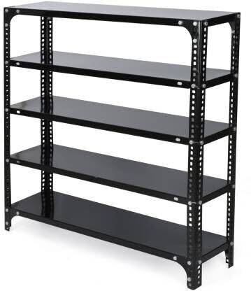 Spacious 5 Shelf Multipurpose Slotted Angle heavy Rack Luggage Rack