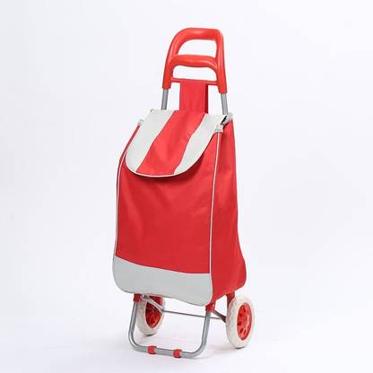 MS MODSTYLE Shopping Trolley (SD-1 Red) Luggage Trolley