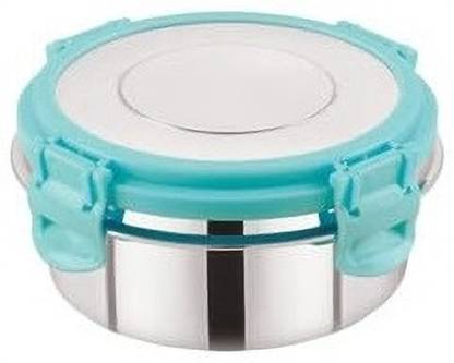 BLAL Lock & Lock Stainless Steel With Steel Lid Container 650Ml Blue 1 Containers Lunch Box