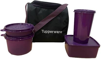 TUPPERWARE lunch delight 4 Containers Lunch Box