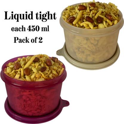 TUPPERWARE Executive large bowl air tight each 450 ml pack of 2? 2 Containers Lunch Box