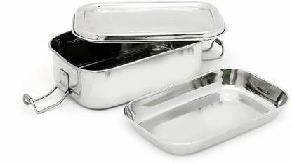 Next Future Rectangle Lunch Box/Food Pack, High Polish 1-Tier Tiffin Box for School & Office 1 Containers Lunch Box