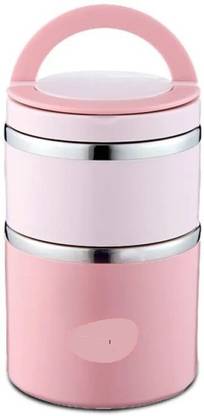 TeDeMeI Insulated Hot & cold steel 2 Containers Lunch Box