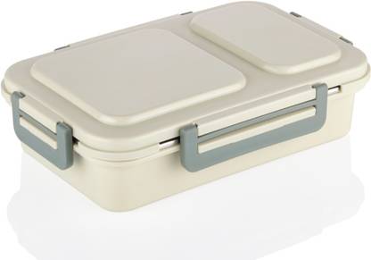 NBB PRO STAINLESS STEEL INSULATED LUNCH BOX WITH LOCKING LID , LEAK PROOF 2 Containers Lunch Box