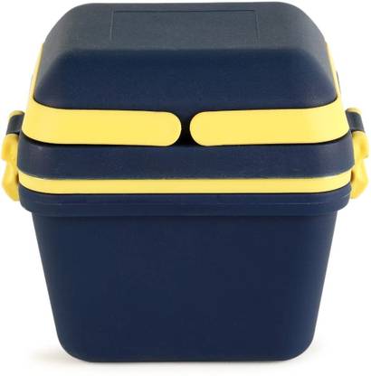 TASTIC T Plastic 3 Compartment Airtighte Lunch Box, Dabba WIth Lock ,Handle,Spoon 3 Containers Lunch Box