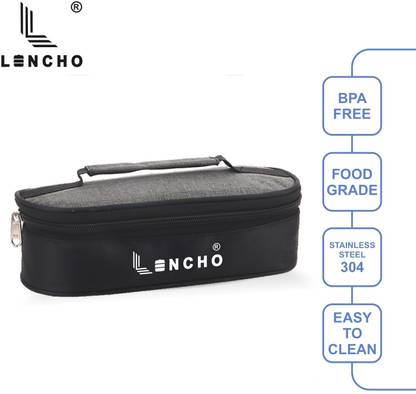 Lencho PRIME 2Lunch Box | School & College Use | Leak Proof 2 Containers Lunch Box