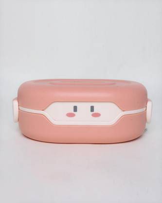 Shampa Export 3 Compartment Cartoon Lunch Box Plastic Tiffin Box for School Kids 3 Containers Lunch Box