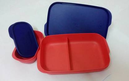 TUPPERWARE My Lunch 2 Containers Plastic Office Lunch Box