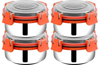 BOWLMAN Lock n Lock Orange 4 Containers Lunch Box