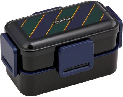 Skater 2 Deck Ag & Antibacterial Fluffy Lunch Box Leak-Proof Tiffin for School & Office 2 Containers Lunch Box