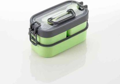 blombean BPA Free 3-Tier Bento Lunch Box Set with Leakproof Containers & Cutlery 3 Containers Lunch Box