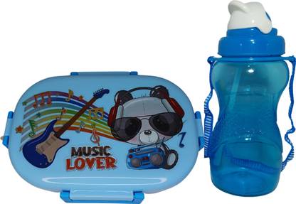 LunchBox School lunch box || Lunch box and bottle || School set || Lunch box for child 1 Containers Plastic School Lunch Box