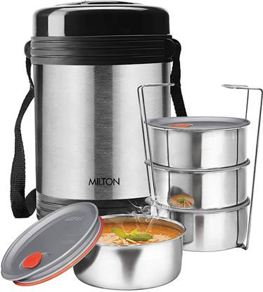 MILTON ThermoSteel Legend Deluxe-4 4 Containers Lunch Box