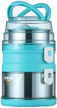 Kisdzilla 2520 2100 ml 4 Sea Green 4 Containers Lunch Box