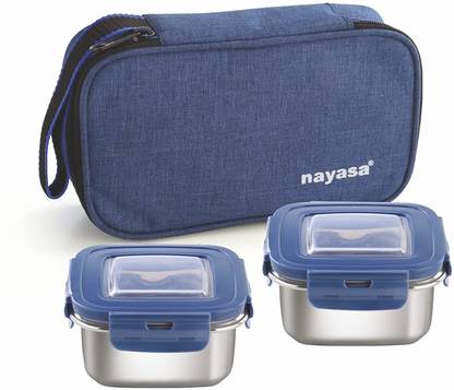NAYASA Eco Crunch 2 2 Containers Lunch Box
