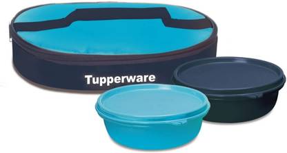 TUPPERWARE BUDDY MEAL LUNCH SET 1 Containers Plastic College Lunch Box